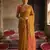Brown stylish cotton woven designer partywear saree