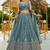 Stunning Blue Dori Work Satin Reception Wear Lehenga Choli