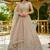 Impressive Beige Dori Work Satin Wedding Wear Lehenga Choli