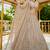 Impressive Beige Dori Work Satin Wedding Wear Lehenga Choli