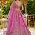 Awesome Pink Dori Work Satin Engagement Wear Lehenga Choli