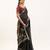Black color muga cotton fabric rajwadi weaving designer ethnic classic saree