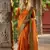 Mustard soft silk blend woven zari ethnic party looks saree