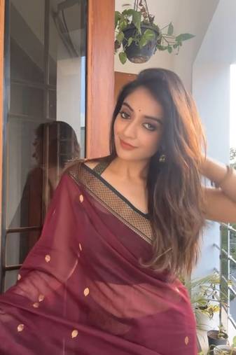 Red soft silk blend banarasi jacuard work designer saree with blouse