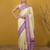 Handloom soft silk saree with zari woven motifs contrast traditional border