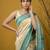 Handloom soft silk saree with zari woven motifs contrast traditional border