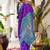 Violet color beautiful girlie woven designer partywear saree