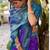 Violet color beautiful girlie woven designer partywear saree