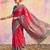 Pink color soft silk woven designer graceful ethnic partywear saree