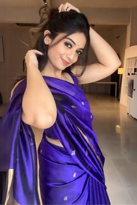 Royal blue silk blend banarasi jaquard designer saree with blouse 1