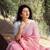Baby pink soft linen slub jacuard work designer saree with blouse