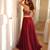Maroon Tissue Lehenga Set