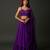 Purple Sequin Net Lehenga Set