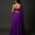 Purple Sequin Net Lehenga Set