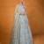 Blue Embroidered Silk Lehenga Set