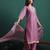 Lavender color beautiful ethnic suit for classy trendy girl