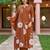 Rust color muslin fabric beautiful partywear dress for girls