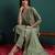 Green color beautiful ethnic suit for classy trendy girl