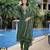 Bottle green color stylish partywear readymade ethnic suit