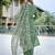Green color stylish partywear readymade ethnic suit