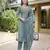 Light blue color stylish partywear readymade ethnic suit