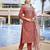 Peach color stylish partywear readymade ethnic suit