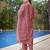 Mauve pink color stylish partywear readymade ethnic suit