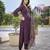 Wine color stylish partywear readymade ethnic suit