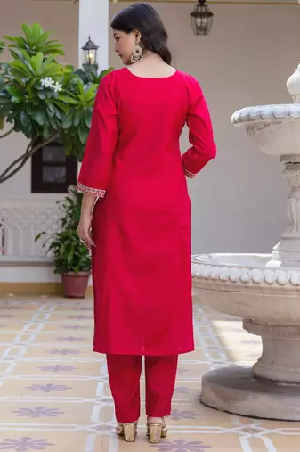 Pink color viscose chanderi beautiful partywear dress for girls