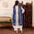 Off white color chanderi fabric beautiful partywear dress for girls