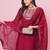 Pink color silk blended ethnic partywear ceremonial suit