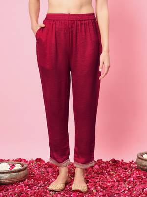 Pink color silk blended partywear ceremonial suit 4
