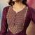 Purple color cotton silk ethnic fancy partywear suit with classy looks