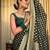 Green soft silk blend banarasi jacuard work designer saree with blouse