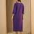 Lavender color trendy formal looking classy ethnic kurta for girl