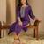Lavender color trendy formal looking classy ethnic kurta for girl