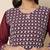 Purple color georgette fabric chikankari work formal kurta for girls