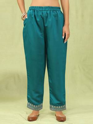 Rama color viscose roman silk embroidered suit 4