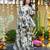 Off white color beautiful rayon fabric designer ceremonial readymade suit