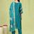Rama color viscose roman silk fabric designer embroidery work sophisticated girlie salwar kameez