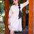 Off white color beautiful formal looks ceremonial khadi cotton kurta