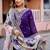 Purple color beautiful ceremonial heavy looks gown with dupatta
