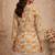 Peach color muslin fabric formal looks kurta for girls