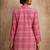 Pink color muslin fabric formal looks kurta for girls