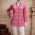 Pink color muslin fabric formal looks kurta for girls