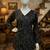 Black color muslin fabric formal looks kurta for girls