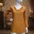 Orange color muslin fabric formal looks kurta for girls