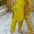 Lemon color viscose rayon fabric smart embroidered girlie trendy salwar suit