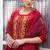 Maroon color viscose rayon fabric smart embroidered girlie trendy salwar suit