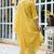 Yellow color silk blend fabric smart embroidered girlie trendy salwar suit